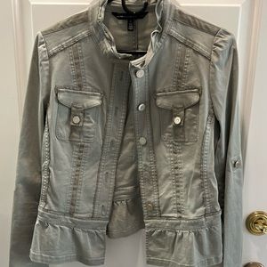 White House Black Market light green jacket size 6